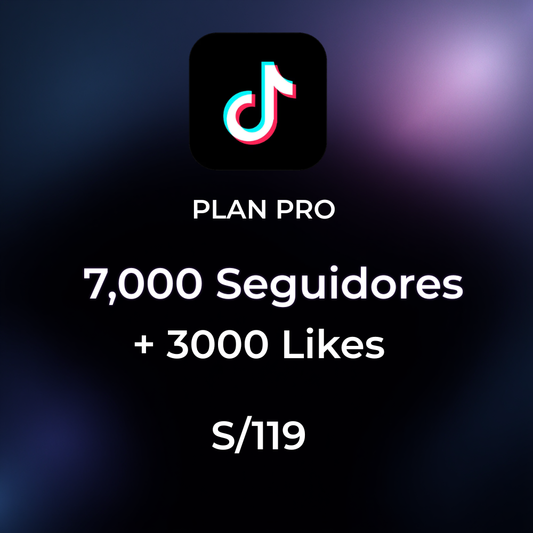 TIKTOK – Plan Pro