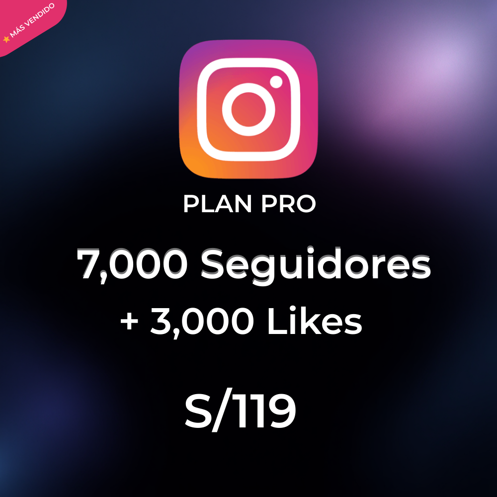 Instagram – Plan PRO (Más vendido)