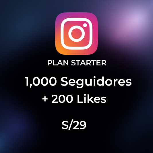 Instagram – Plan Starter